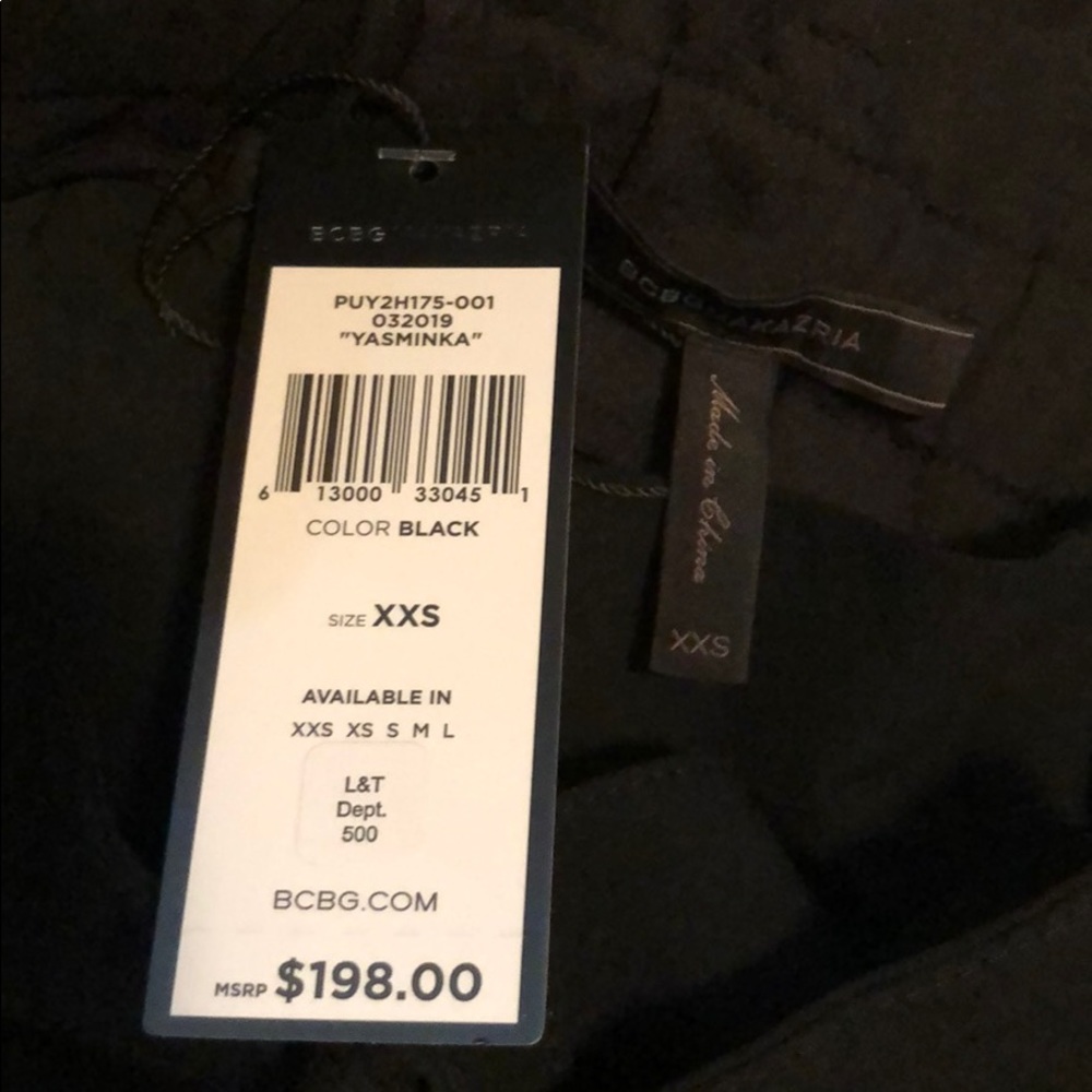 BCBG Yasminka Paperbag-Waist Dress Pant - Picture 2 of 8